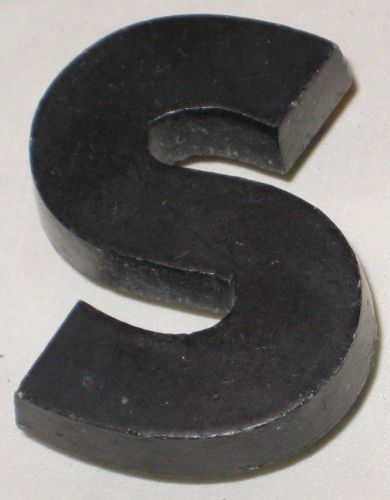 Aluminum letter pattern &#034;S&#034; 2&#034; inch Long 1/2&#034; thick