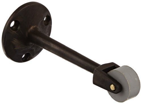 Rockwood 456.10B Bronze Straight Roller Stop, #8 X 3/4&#034; OH SMS Fastener, 4-9/16&#034;