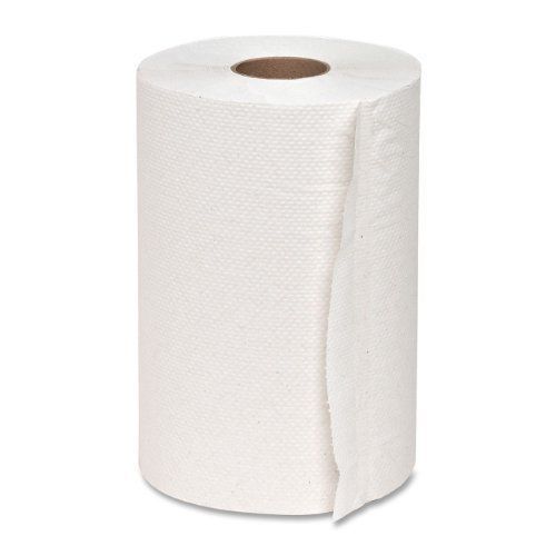 Genuine Joe GJO22300 Hard Wound Roll Towel  350 Length x 7-8/9&#034; Width  White (Ca