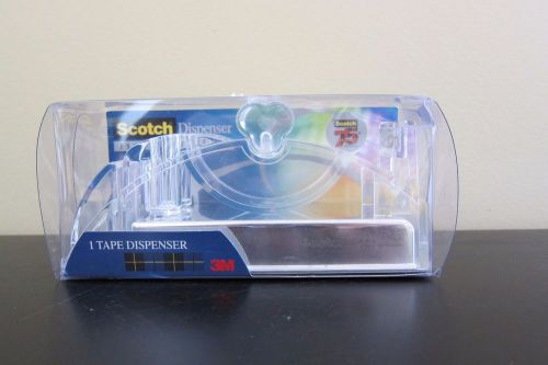 Limited Edition 3M SCOTCH 75th ANNIVERSARY TAPE DISPENSER Clear Plastic Acrylic