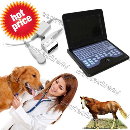 vet Veterinary Digital Laptop/Notebook B-Ultrasound Scanner+3.5Mhz Micro-convex