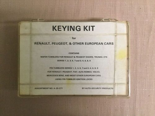 Renault, Peugeot by Auto-Security Prod. Keying Kit- Locksmith