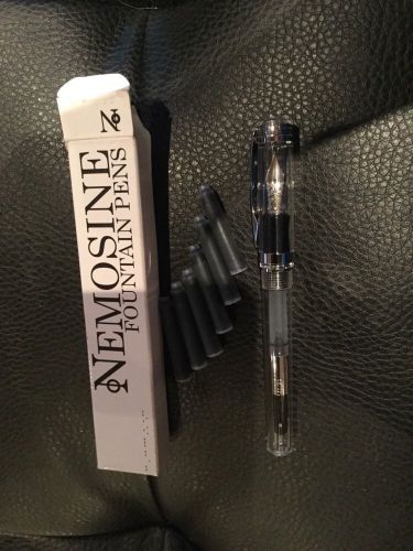 Nemosine Singularity Fountain Pen, Medium German Nib, Demonstrator NEM-SIN-01-M