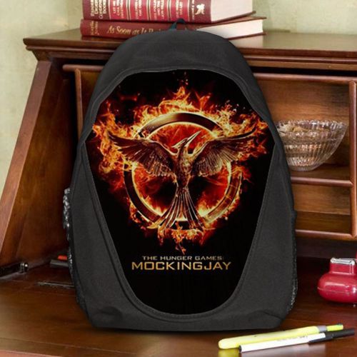 The Hunger Games Mockingjay Teen Kids Canvas School Backpack Bag Rucksack