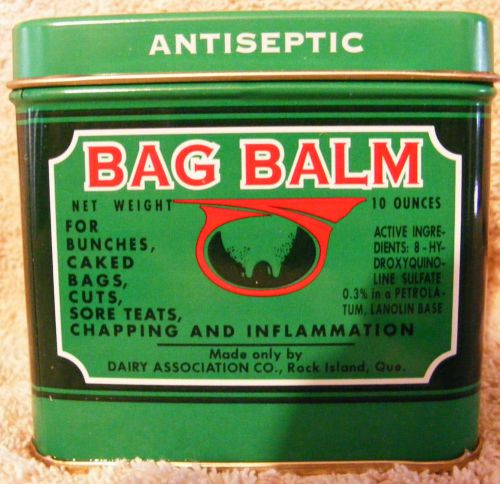 BAG BALM - Udder Cream / Antiseptic - Made in Canada - 10 Ounces