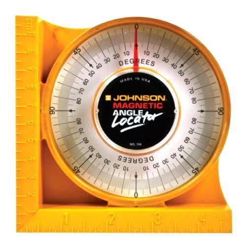New johnson level and tool 700 magnetic angle locator metric and english rule for sale