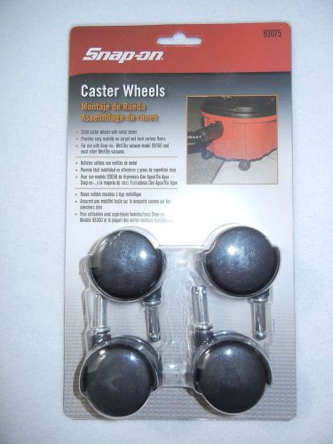 Snap-On Caster Wheels (Set of 4) 93075 For Wet/Dry Vac #93050      X8071