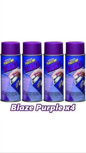 Performix Plasti Dip Blaze Purple 4 Pack Rubber Coating Spray 11oz Aerosol Cans