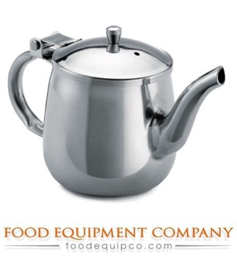 Tablecraft GN10 Gooseneck Teapot 10 oz. stainless steel mirror finish  -...