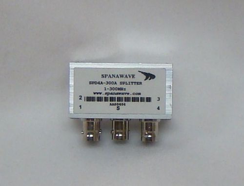 NEW Spanawave Power Splitter 1-300 MHz SPD4A-300A