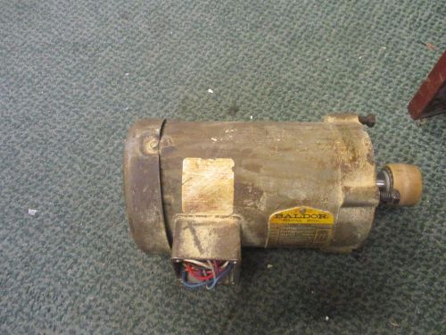 Baldor Industrial Motor VM3546 1HP 1725RPM &#034;Missing Terminal Cover&#034; Used