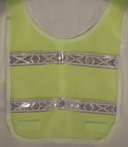 Jog A Lite Jogalite LIME Standard Safety vest Size LARGE