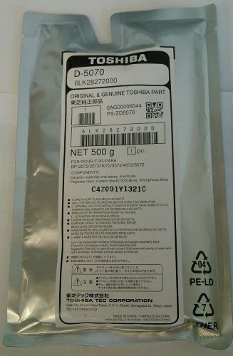 GENUINE Toshiba D-5070 6LK28272000 Black Developer e-S207/257/307/357/457/507