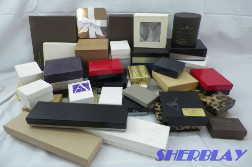 Lot of 42 Mixed Singles Empty Jewelry Gift Display Box Boxes