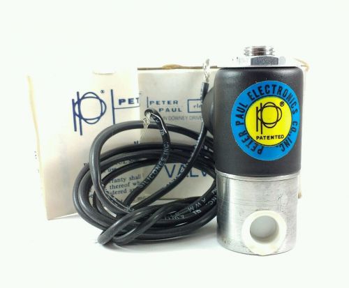 Peter paul solenoid valve 120v 6w 60hz 100 psi 1/16&#034; orifice new in box for sale