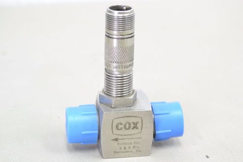Cox Instrument ANC 8-4 Precision Turbine Flow Meter