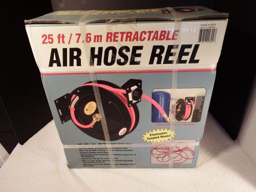 Omnitech retractable pneumatic model 30004 hose reel - new in box for sale