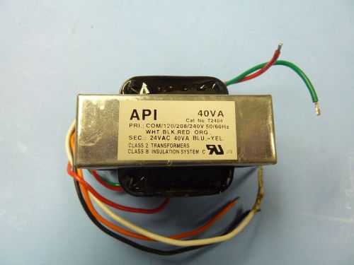 T2404 API Transformer 40VA 50/60Hz Pri Com/120/208/240V Sec 24V NEW IN BOX
