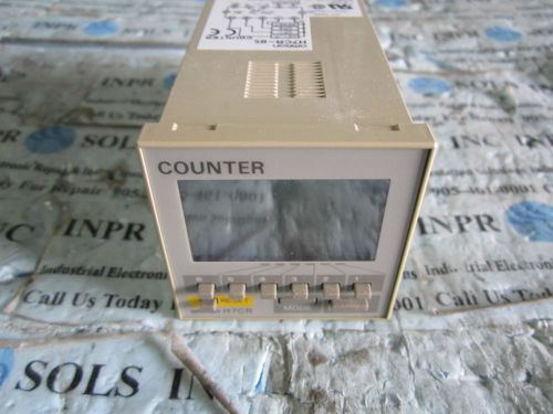 OMRON H7CR-BS Counter Module 100-240VAC Aux Power 12VDC H7CR-BS *Fully Tested*