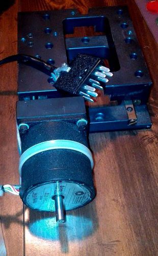 Aerotech ATS302 5&#034;x5&#034; crossed-roller xy stage + stepping motor FREE SHIPPING!!!