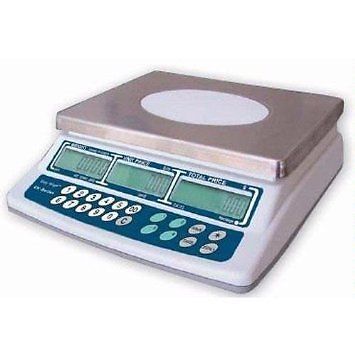 Easy Weigh CK-30+, 30x0.005-LBS Capacity Price Computing Scale, No-Pole Display