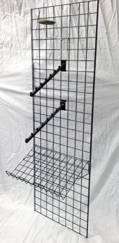 Modular grid display unit and fixtures for sale