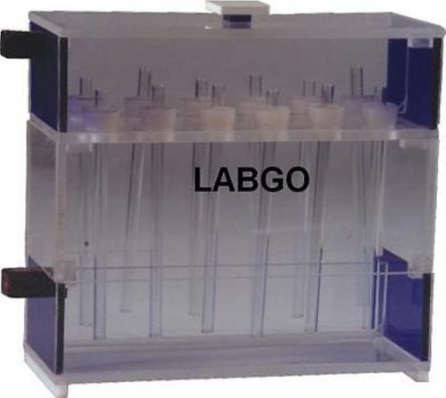 Bar gel polyacrylamide electrophoresis apparatus rectangular labgo dd18 for sale