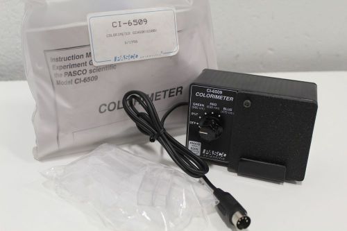 New Pasco Scientific CI-6509 Colorimeter Sensor 6500 Interface System Series