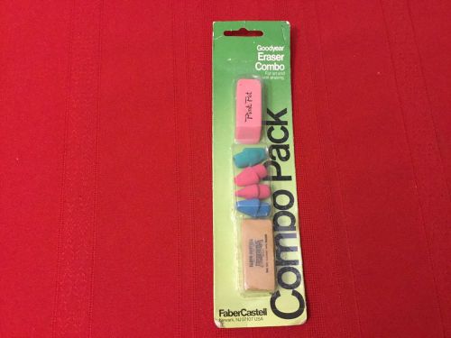 New FABER CASTELL Combo Pack ERASERS New