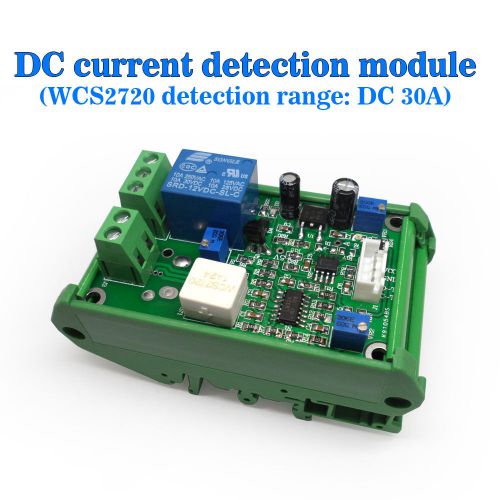 12V WCS2720 Current Sensor Module DC 0-30A Overcurrent Protection With Stand
