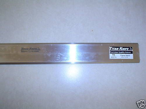 Planer knives (4) 20&#034; x 1&#034; x 1/8&#034; v2 hss for sale