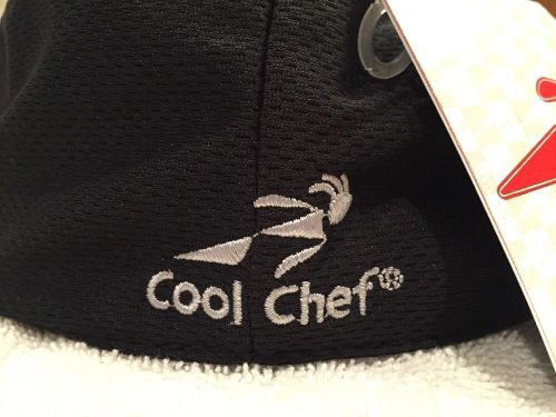 HEADSWEATS COOL CHEF COOL CAP RESTAURANT COOKING CHEF HAT CAP BLACK NEW