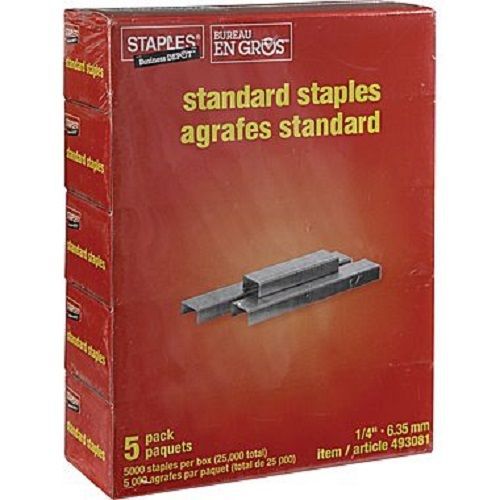 Staples standard staples office stationery 5 x 5000 [j2] for sale