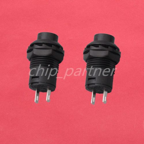 2pcs mini 2pin round toggle self-locking power panel on/off push button switch for sale