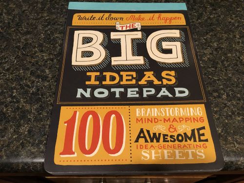 Big Ideas Notepad Brand New