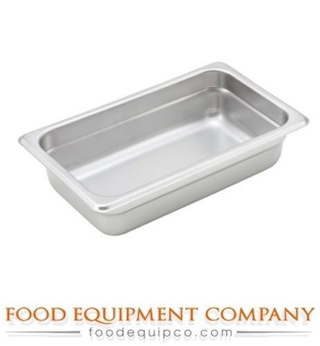 Winco SPJH-402 Steam Table Pan, 1/4 size, 2.5&#034; deep - Case of 72