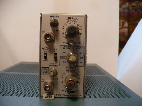 Tektronix 7A26 Dual Trace Amplifier