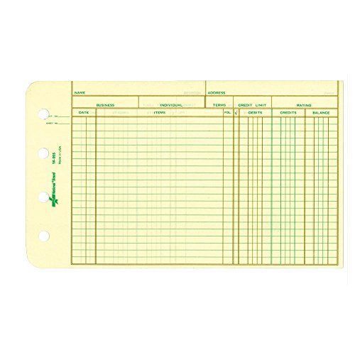 National Four-Ring Binder Refill Sheets, 5 x 8 1/2, 1/Pack