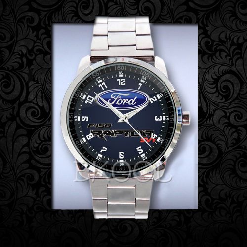Ford F-150 RAPTOR SVT Raptor RTR 6.2L Supercab SUPER CAB Logo Sport Metal Watch