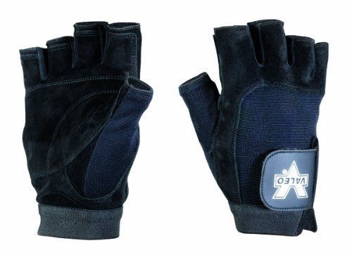 Valeo material handling fingerless gloves (black, x-large) for sale