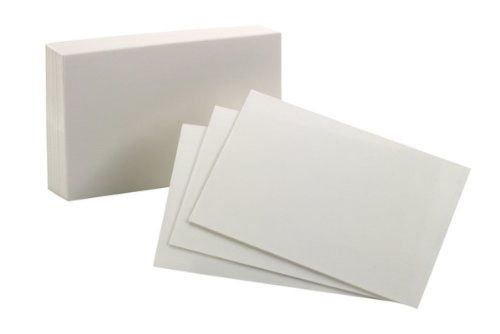 Oxford Index Cards 5&#034; x 8&#034; Blank White 300/Pack (10005EE)