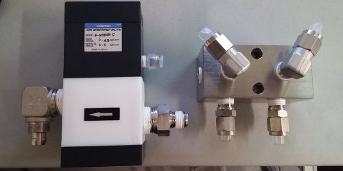 Fluororesin air-piloted valve f-avb series f-avb500 type c for sale