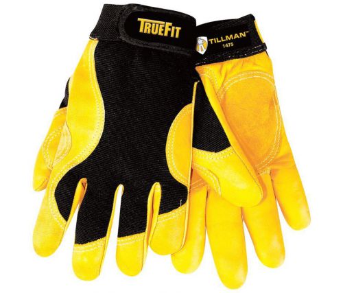 Tillman TrueFit 1475 Mechanics Gloves, Cowhide Leather - M, L, 2XL
