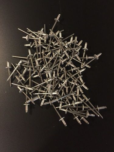 75!  aluminum pop rivet 1/8&#034;x 3/8&#034; bulk packaged! for sale
