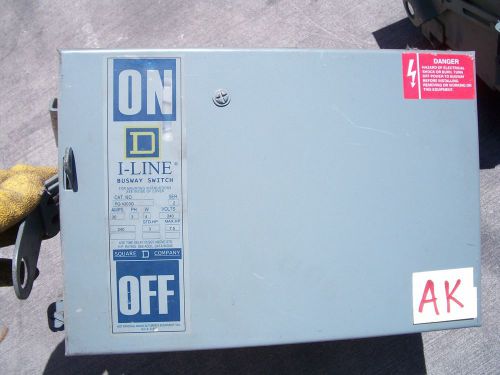 Square d pq4203g 30 amp 240 volt 3 phase bus plug (ak) for sale