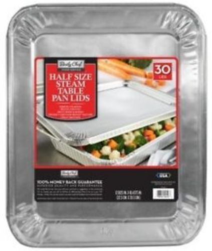 Daily Chef Half Steam Table Foil Lid 30ct. Daily Chef - NEW - FREE SHIPPING