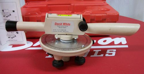 DAVID WHITE SIGHT LEVEL L6-20 MODEL 8824 WITH CASE &amp; INSTRUCTIONS