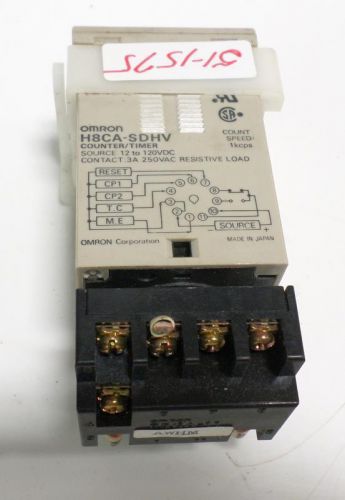 OMRON COUNTER TIMER H8CA-SDHV
