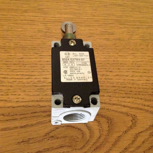 ALLEN BRADLEY 802A-E27M4-S7 LIMIT SWITCH