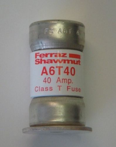 (4) NEW Ferraz Shawmut • MERSEN A6T40 Class T 40A 600Vac 300Vdc Very Fast Acting